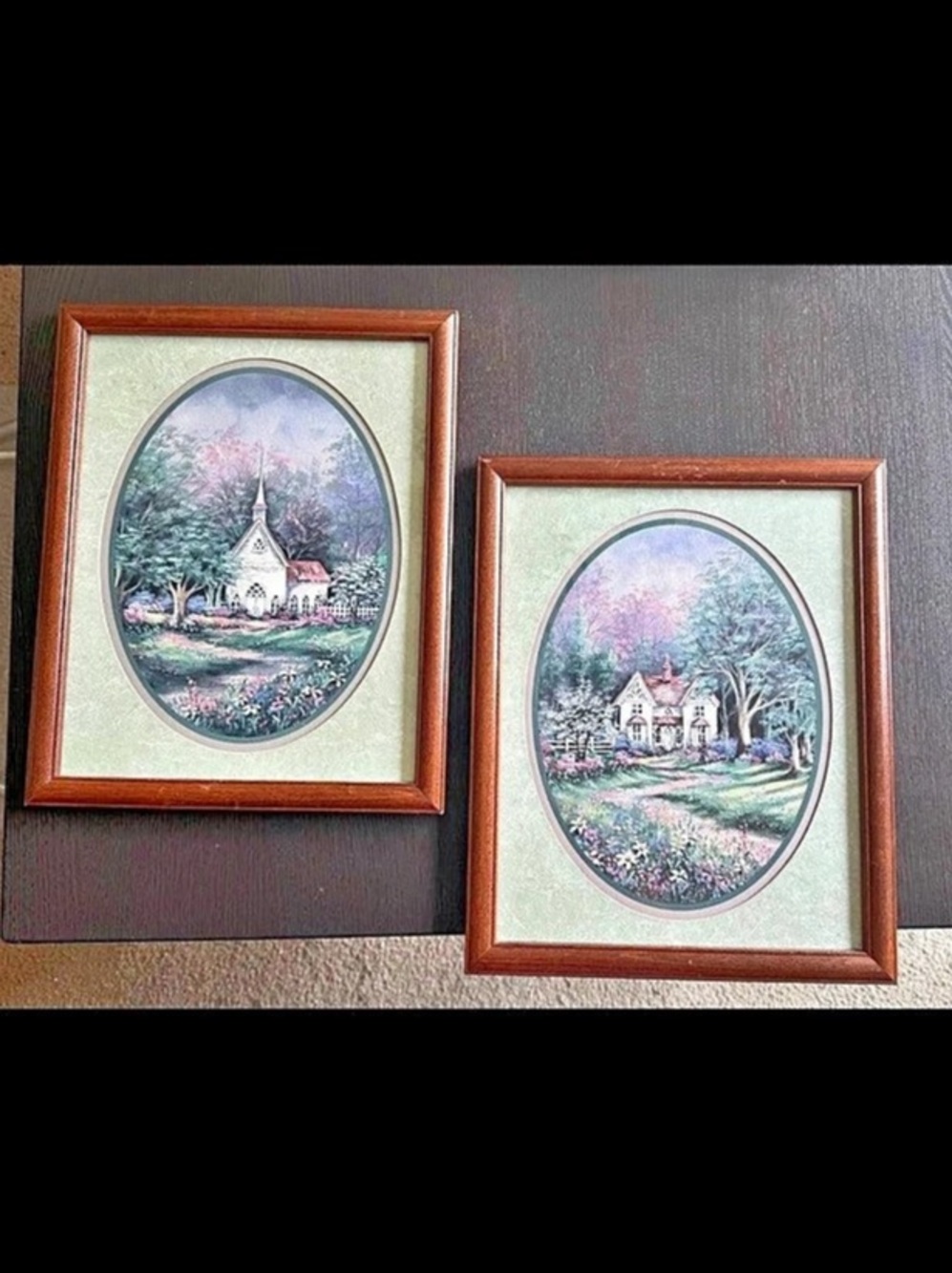Framed Floral Landscape Prints